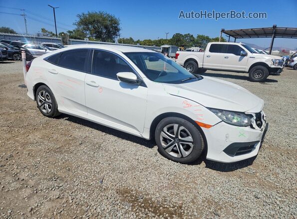 19XFC2F5XJE024802 2018 HONDA CIVIC Белый Передняя правая четверть