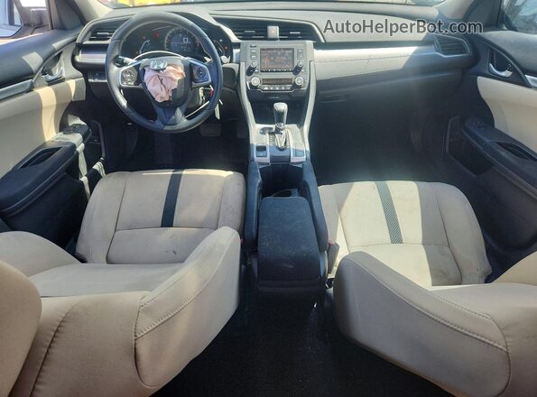19XFC2F5XJE024802 2018 HONDA CIVIC Белый Вид панели приборов