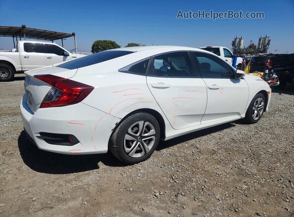 19XFC2F5XJE024802 2018 HONDA CIVIC Белый Задняя правая четверть
