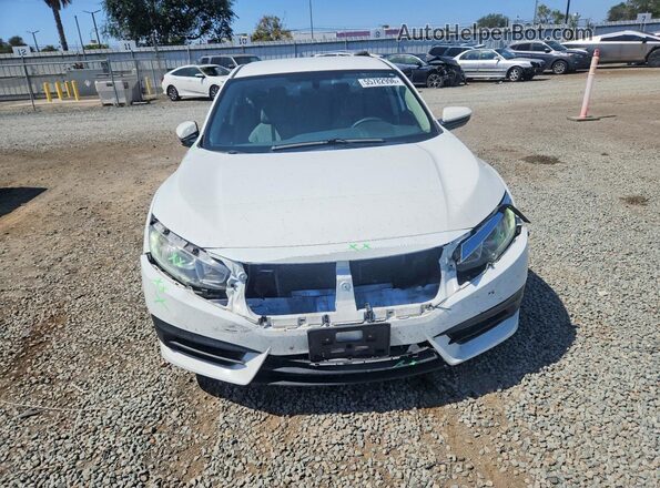 19XFC2F5XJE024802 2018 HONDA CIVIC Белый Вид спереди