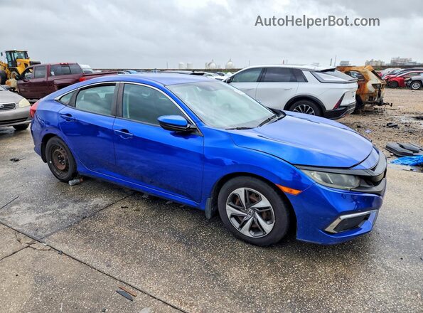 19XFC2F60KE007226 2019 HONDA CIVIC Синий Передняя правая четверть