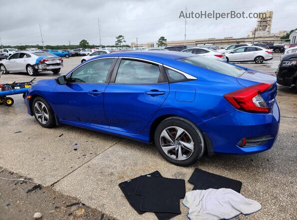 19XFC2F60KE007226 2019 HONDA CIVIC Синий Задняя левая четверть