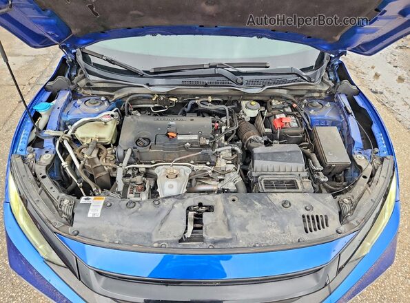 19XFC2F60KE007226 2019 HONDA CIVIC Синий Вид задней части салона