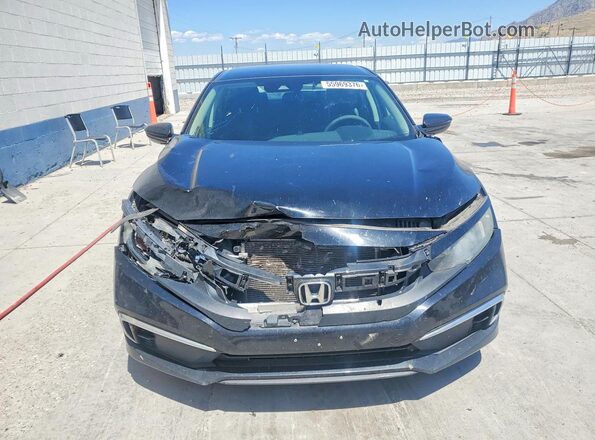 19XFC2F60KE009364 2019 HONDA CIVIC Черный Вид спереди
