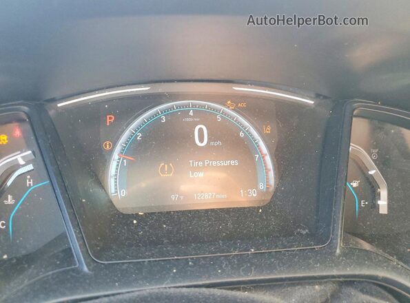 19XFC2F60KE009364 2019 HONDA CIVIC Черный Вид щитка приборов