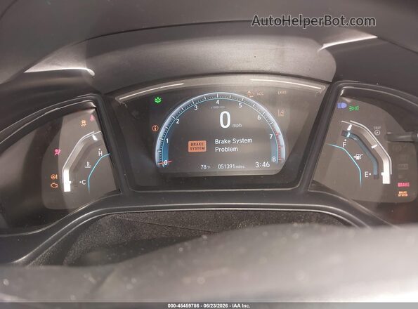 19XFC2F60KE032272 2019 HONDA CIVIC Черный Вид задних сидений