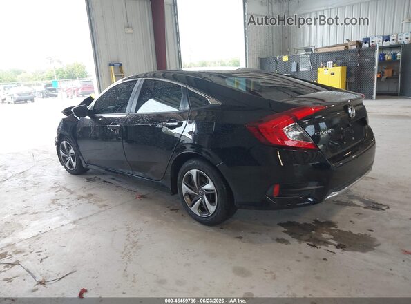 19XFC2F60KE032272 2019 HONDA CIVIC Черный Задняя левая четверть