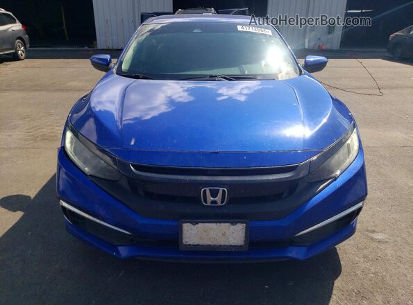 19XFC2F60KE047774 2019 HONDA CIVIC Blue Widok z przodu