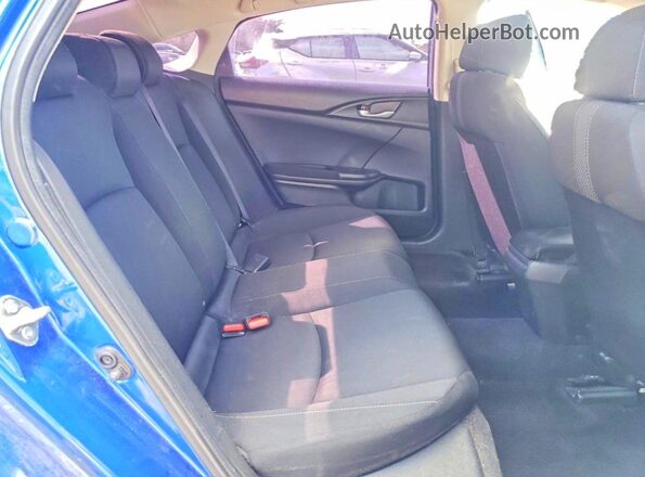 19XFC2F60KE047774 2019 HONDA CIVIC Blue Widok tylnych siedzeń