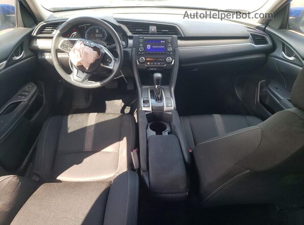 19XFC2F60KE047774 2019 HONDA CIVIC Blue Widok deski rozdzielczej