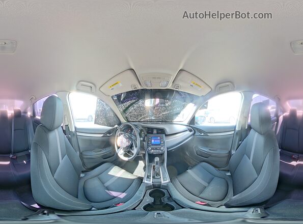 19XFC2F60KE047774 2019 HONDA CIVIC Blue Widok naklejki z numerem VIN