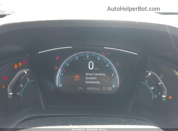 19XFC2F60LE010631 2020 HONDA CIVIC Dark Blue უკანა სავარძლების ხედი