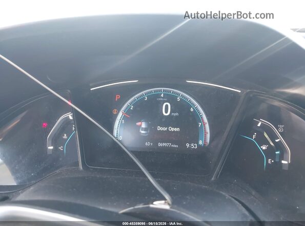 19XFC2F60LE030250 2020 HONDA CIVIC Blue Հետևի նստատեղերի տեսք