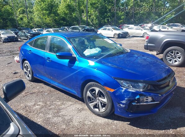 19XFC2F60LE030250 2020 HONDA CIVIC Blue Սալոնի հետևի տեսք