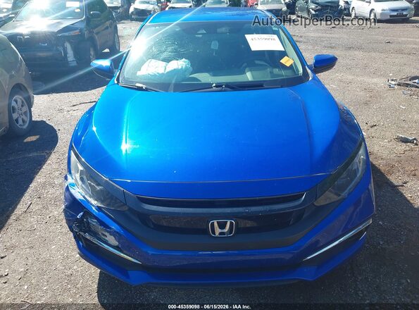 19XFC2F60LE030250 2020 HONDA CIVIC Blue Սարքավորումների վահանակի տեսք