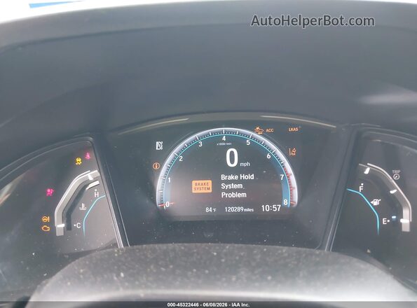 19XFC2F61KE003105 2019 HONDA CIVIC Gray Vista de los asientos traseros