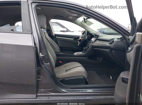 19XFC2F61KE003105 2019 HONDA CIVIC Gray Vista interior delantera