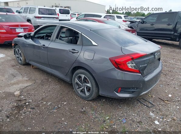 19XFC2F61KE003105 2019 HONDA CIVIC Gray Trasero izquierdo