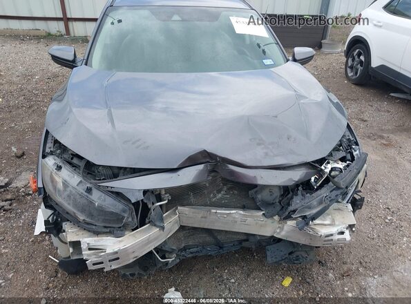 19XFC2F61KE003105 2019 HONDA CIVIC Gray Vista interior trasera