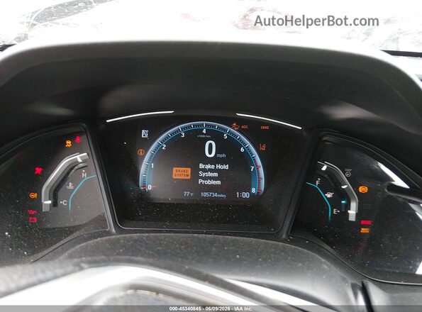 19XFC2F61KE017876 2019 HONDA CIVIC Blue Հետևի նստատեղերի տեսք