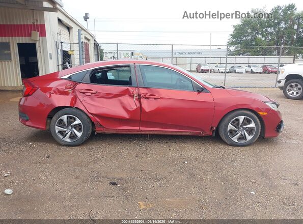 19XFC2F61KE039392 2019 HONDA CIVIC Red 