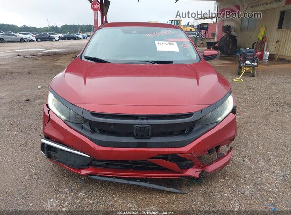19XFC2F61KE039392 2019 HONDA CIVIC Red 