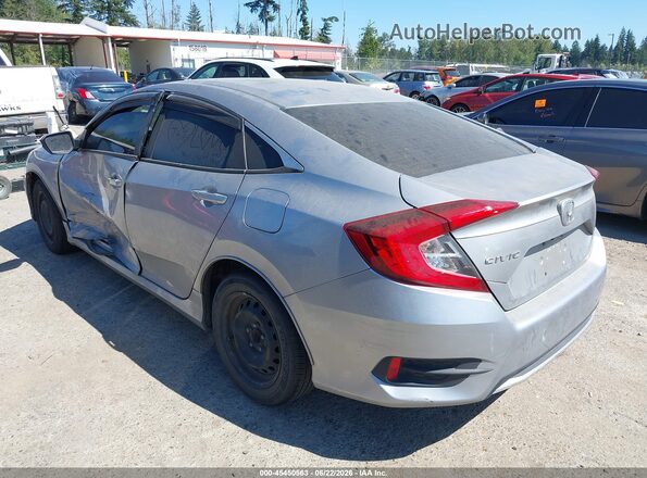 19XFC2F61KE203790 2019 HONDA CIVIC Серебряный Задняя левая четверть