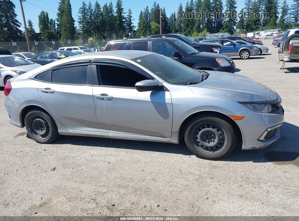 19XFC2F61KE203790 2019 HONDA CIVIC Серебряный Вид задней части салона