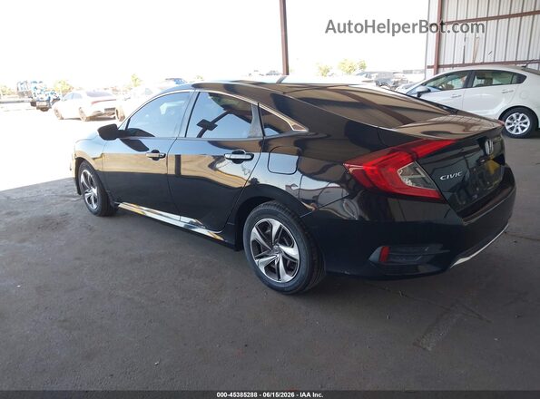 19XFC2F61KE206933 2019 HONDA CIVIC Черный Задняя левая четверть