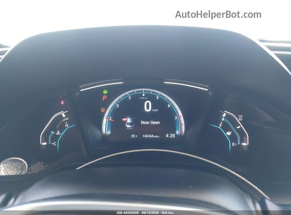 19XFC2F61KE206933 2019 HONDA CIVIC Черный Вид задних сидений