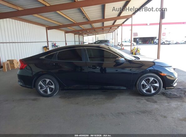 19XFC2F61KE206933 2019 HONDA CIVIC Черный Вид задней части салона