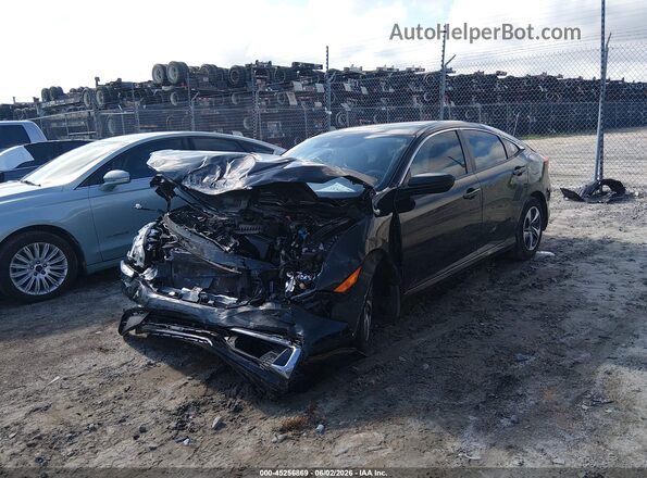 19XFC2F61LE004014 2020 HONDA CIVIC Черный Вид спереди
