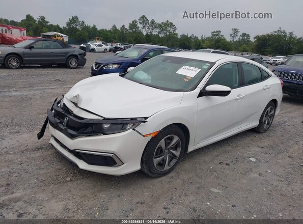 19XFC2F61LE009780 2020 HONDA CIVIC Белый Передняя левая четверть