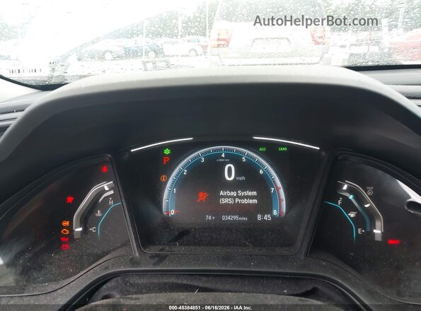 19XFC2F61LE009780 2020 HONDA CIVIC Белый Вид задних сидений