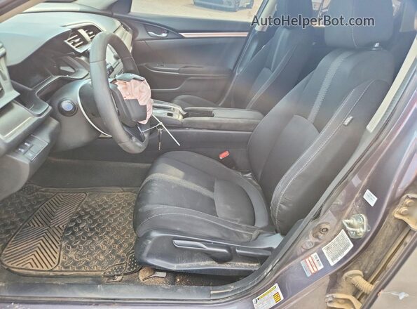 19XFC2F61LE013926 2020 HONDA CIVIC Gray წინა სალონის ხედი