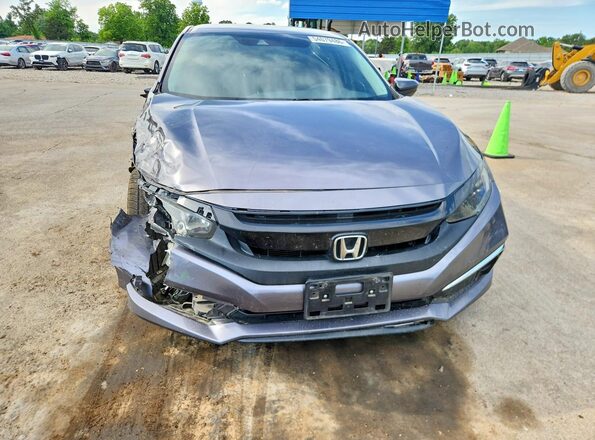 19XFC2F61LE013926 2020 HONDA CIVIC Gray წინა ხედი