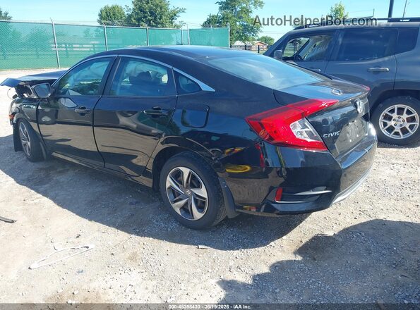 19XFC2F61ME001101 2021 HONDA CIVIC Black უკანა მარცხენა