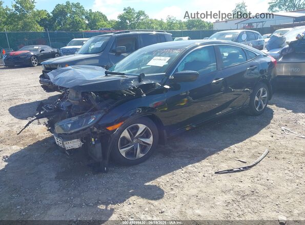 19XFC2F61ME001101 2021 HONDA CIVIC Black წინა მარცხენა ხედი სამი მეოთხედიდან