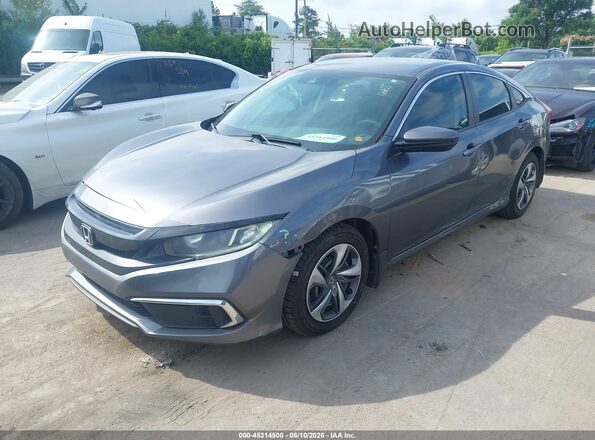 19XFC2F62KE031060 2019 HONDA CIVIC Gray Передня ліва чверть