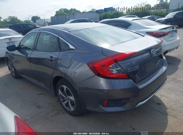 19XFC2F62KE031060 2019 HONDA CIVIC Gray Панорамний вид салону 360°
