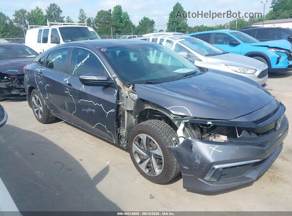 19XFC2F62KE031060 2019 HONDA CIVIC Gray Вид задньої частини салону