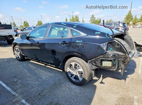 19XFC2F62KE200588 2019 HONDA CIVIC Black უკანა მარცხენა