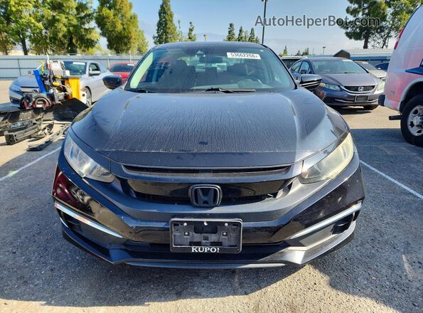 19XFC2F62KE200588 2019 HONDA CIVIC Black წინა ხედი