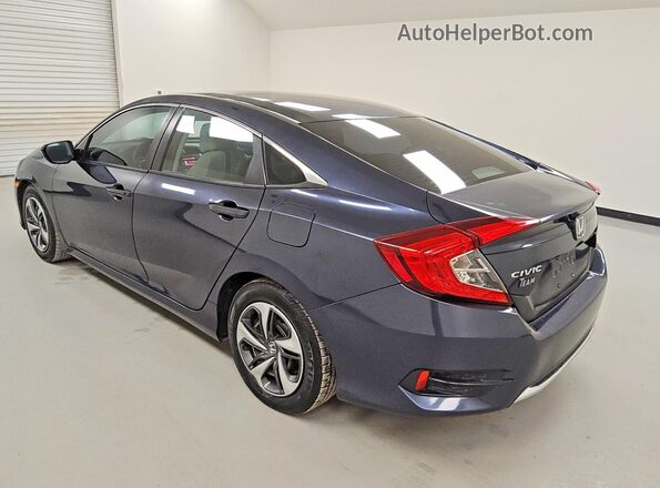 19XFC2F63KE006362 2019 HONDA CIVIC Blue Trasero izquierdo