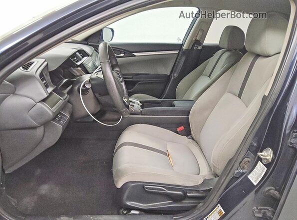 19XFC2F63KE006362 2019 HONDA CIVIC Blue Vista interior delantera