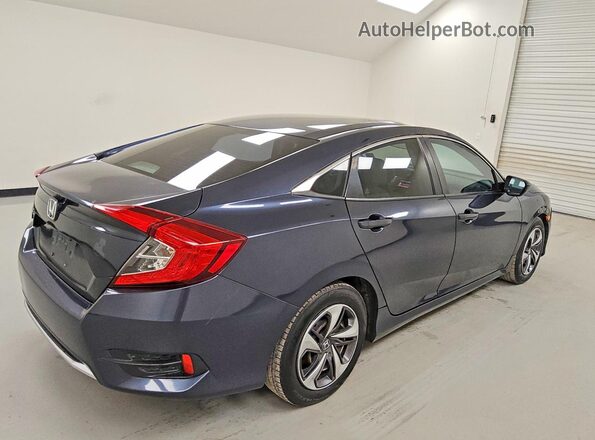 19XFC2F63KE006362 2019 HONDA CIVIC Blue Trasero derecho
