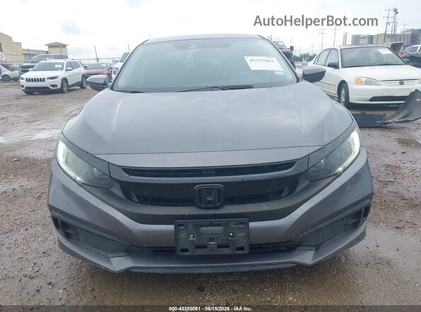 19XFC2F63KE026000 2019 HONDA CIVIC Gray Սալոնի հետևի տեսք