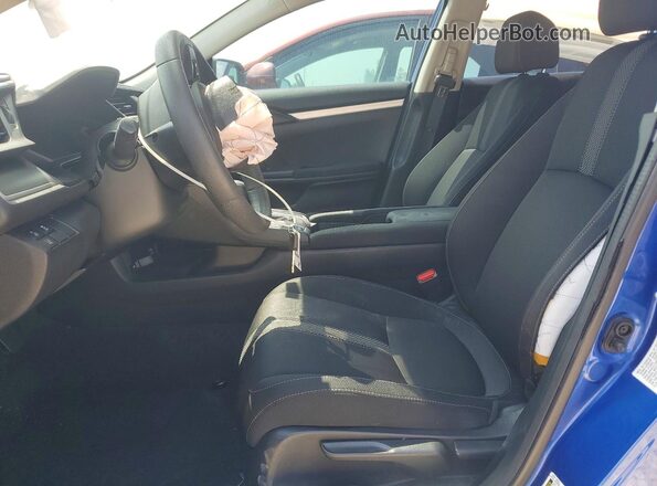 19XFC2F63KE036574 2019 HONDA CIVIC Blue Vista interior delantera