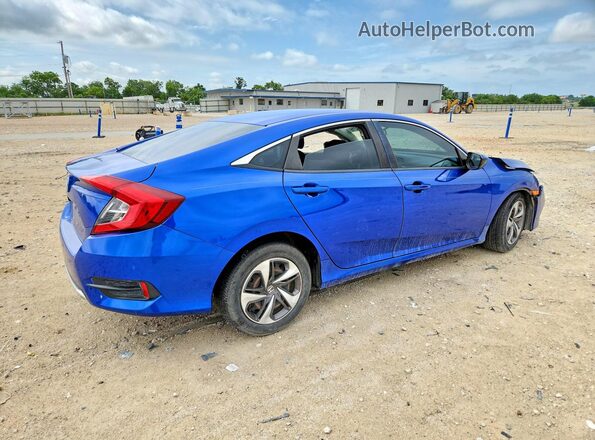 19XFC2F63KE036574 2019 HONDA CIVIC Blue Trasero derecho