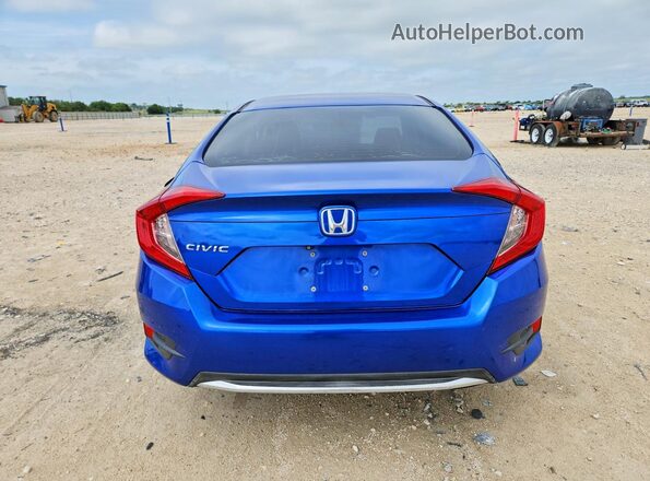 19XFC2F63KE036574 2019 HONDA CIVIC Blue Vista trasera